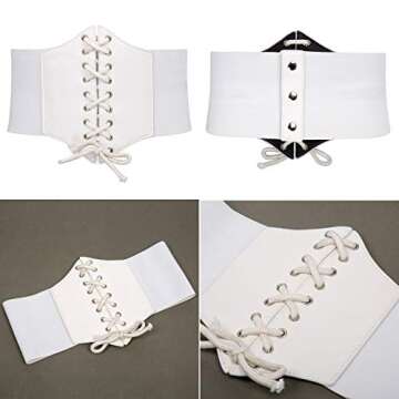 GRACE KARIN Corset Elastic Retro Cinch Belt for All Sizes