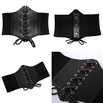 GRACE KARIN Corset Elastic Retro Cinch Belt for All Sizes