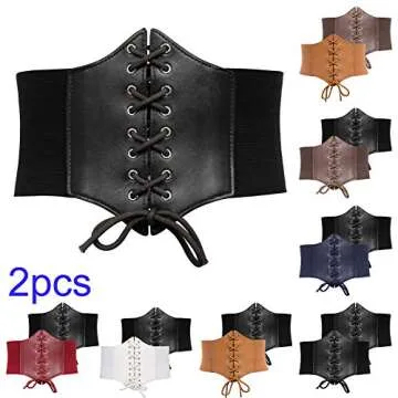 GRACE KARIN Corset Elastic Retro Cinch Belt for All Sizes