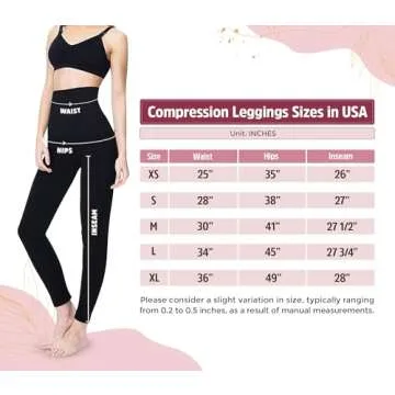 MOTHERS ESSENTIALS Postpartum High Waist Tummy Compression Control Slimming Leggings (large, black)