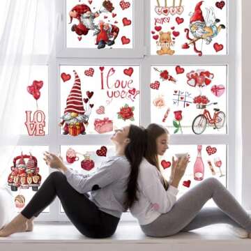 Spring Window Cling Sticker - 78PCS Tulip Butterfly Flower Hummingbirds Window Decal to Prevent Bird...