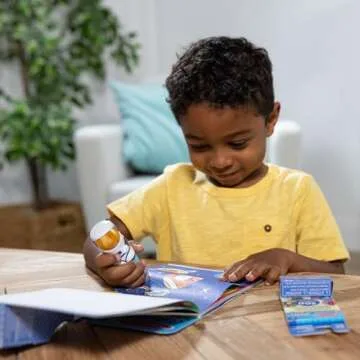 Melissa & Doug Sticker Wow!™ Astronaut Bundle: 24-Page Activity Pad, Sticker Stamper, Mini Activity Pad, 500 Stickers, Arts and Crafts Fidget Toy Collectible Character