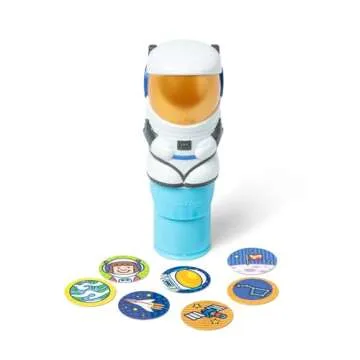 Melissa & Doug Sticker Wow!™ Astronaut Bundle: 24-Page Activity Pad, Sticker Stamper, Mini Activity Pad, 500 Stickers, Arts and Crafts Fidget Toy Collectible Character