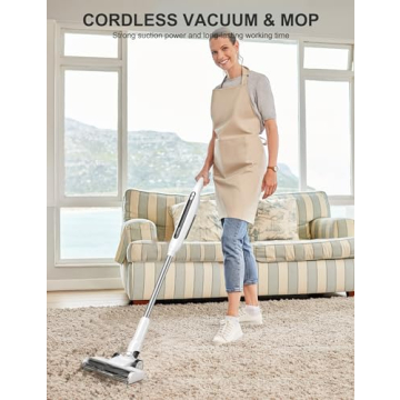 Nismile Cordless Vacuum Cleaner - 18Kpa Stick for Home