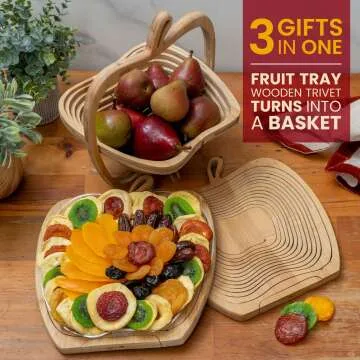 Dried Fruit Gift Basket - Healthy Gourmet Snack Tray