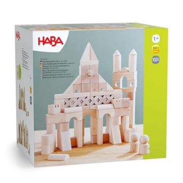 HABA Extra Large 102 Piece Wooden Building Block Set