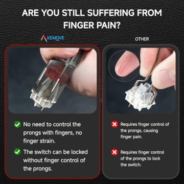 KEMOVE P10-V1 Switch & Keycap Puller - Ergonomic Design