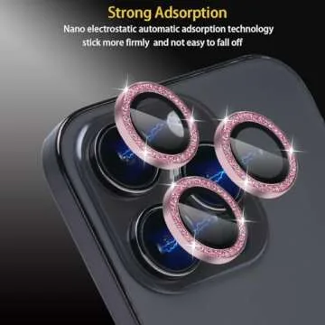 Rayorcon Camera Lens Protector for iPhone 15 Models