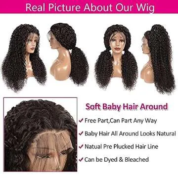 Siyun Show Deep Wave Lace Front Wigs Human Hair Wigs for Black Women 13x4 Lace Front Wigs Human Hair 20 Inch