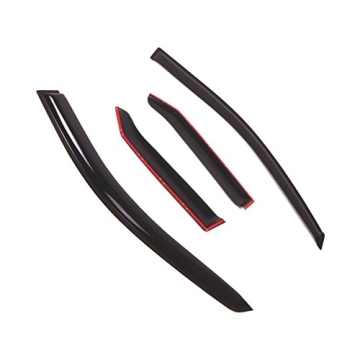 Tuningpros Window Visor Compatible with 2008-2013 Cadillac CTS, DGWV2-688 Outside Mount Deflector Ra...