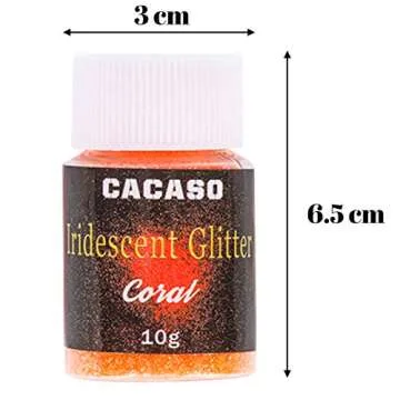 Rainbow Ultra Fine Glitter 15 Colors for Arts and Crafts