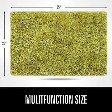 LOCHAS Ultra Soft Indoor Modern Area Rugs Fluffy Living Room Carpets for Children Bedroom Home Decor...