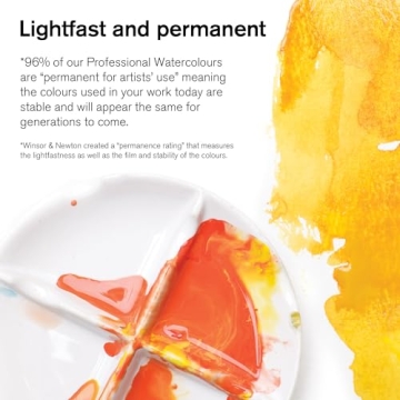 Winsor & Newton Professional Watercolor Paint Set, 24 Half Pans