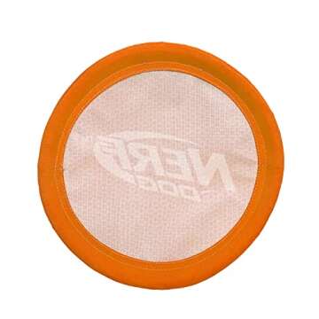 Nerf Dog Nylon Flyer Toy for Medium/Large Breeds, Durable & Fun