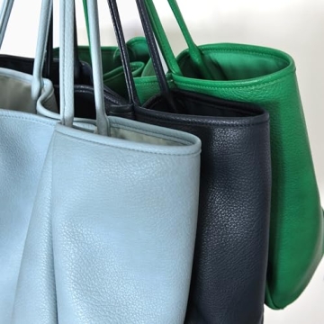 HOXIS Oversize PU Leather Tote Bag for Women