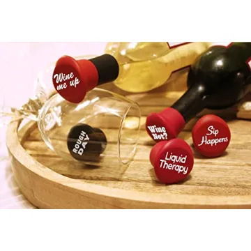 Wine Gifts Set – Wine Accessories Set w/Wooden Box- Wine Gift Set includes Rechargeable Wine Opener Set, Wine Aerator, Wine Stoppers & Pairing Guide- Wine Basket Gift - Wine Gifts for Women and Men