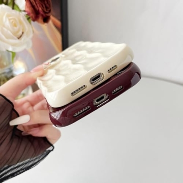 Trendy Caseative iPhone 14 Pro Max Case - Water Ripple Design