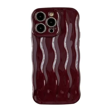 Trendy Caseative iPhone 14 Pro Max Case - Water Ripple Design