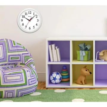 Westclox 10-inch Basic Wall Clock - Easy to Read, Classic Design