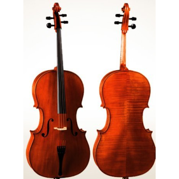 D Z Strad Model 400 Handmade 4/4 Cello with Case, Bow and Rosin (4/4 - Full Size)