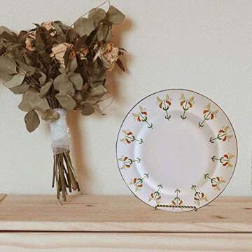 HOHIYA Gold Plate Stands - Perfect for Displaying Plates