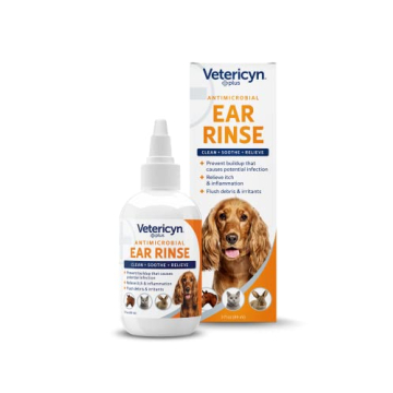 Vetericyn Plus Dog Ear Rinse | Gentle Ear Cleaner for Pets