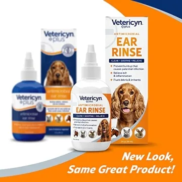 Vetericyn Plus Dog Ear Rinse | Gentle Ear Cleaner for Pets