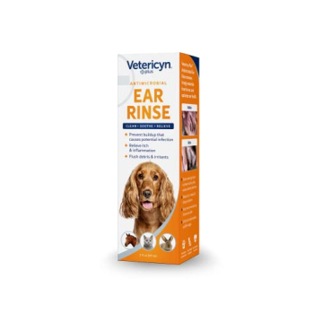 Vetericyn Plus Dog Ear Rinse | Gentle Ear Cleaner for Pets