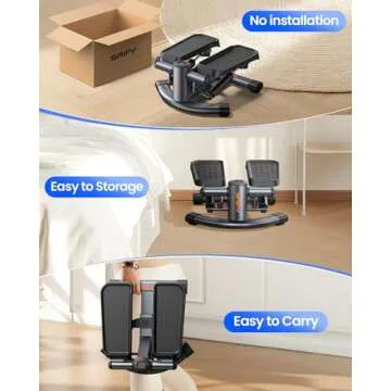 Compact SRIFY Twist Stepper for Full Body Workouts