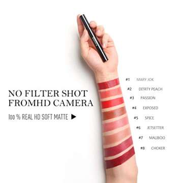 NAQIER Matte Lipstick Set, 8PCS Nude Moisturizer Smooth Lip Stick, Waterproof Matte Lipstick Make up Velvet lip gloss Cosmetic