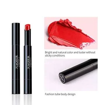 NAQIER Matte Lipstick Set, 8PCS Nude Moisturizer Smooth Lip Stick, Waterproof Matte Lipstick Make up Velvet lip gloss Cosmetic