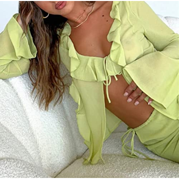 Women Y2K 2 Piece Long Skirt Set for Trendy Outings