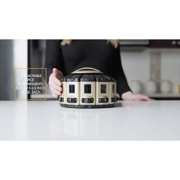 Buy KitchenArt 57010 Spice Auto-Measure Carousel for Easy Cooking