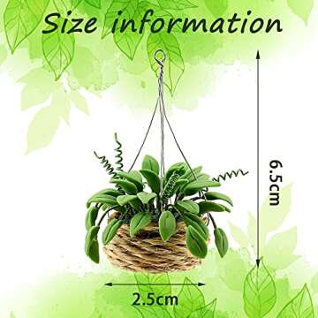 Skylety 2 Pieces 1:12 Miniature Dollhouse Plants Miniature Bonsai Plant Dollhouse Christmas Tree Min...