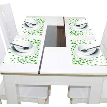 ALAZA Shamrock Placemats Set of 4 Heat Resistant Washable