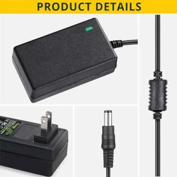 Facmogu 5V 4A AC to DC Power Supply - Versatile Adapter for Electronics