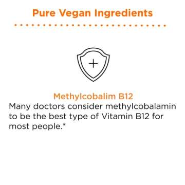 Organic Vegan Vitamin Methyl B12 Spray for All Ages