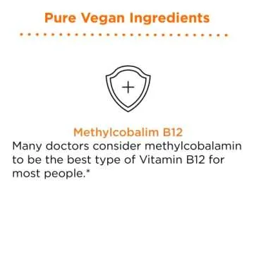 Organic Vegan Vitamin Methyl B12 Spray for All Ages
