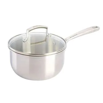 Babish 12-Piece Mixed Material (Stainless Steel, Carbon Steel, & Aluminum) Professional Grade Cookware Set W/Baking Sheets