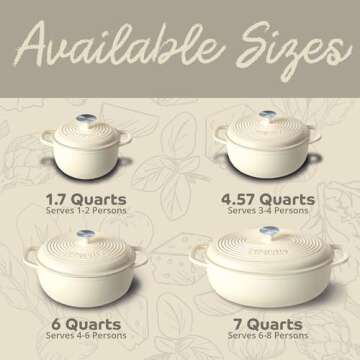 Enameled Cast Iron Bread Pan with Lid, 11” Bianco Perla (White) Bread Oven Cast Iron Sourdough Baking Pan, Dutch Oven for Bread - Segretto Cookware