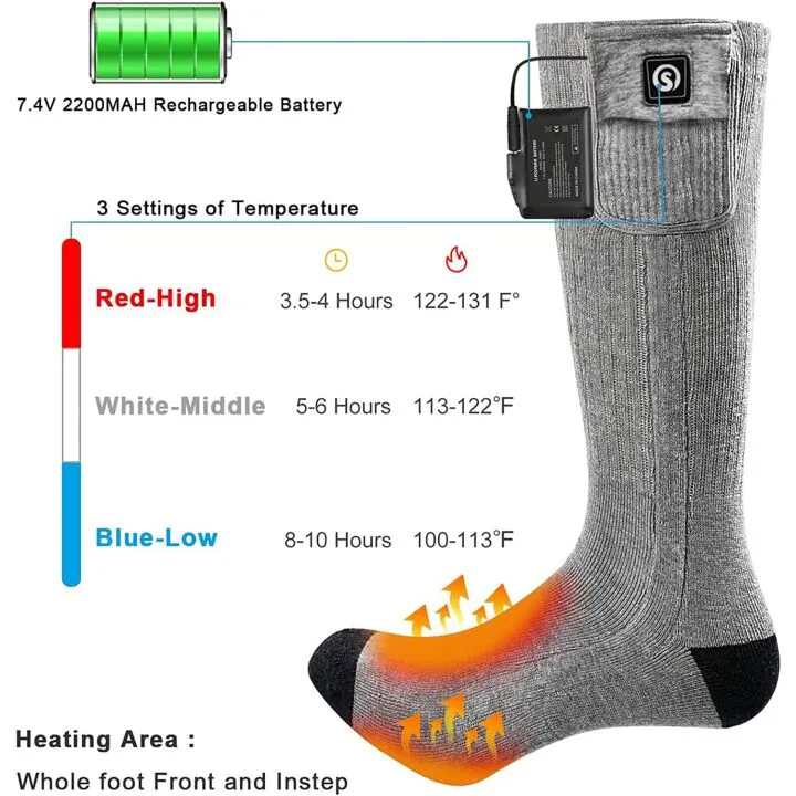 Heated Socks for Warmth and Comfort