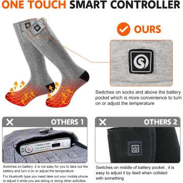 Heated Socks for Warmth and Comfort