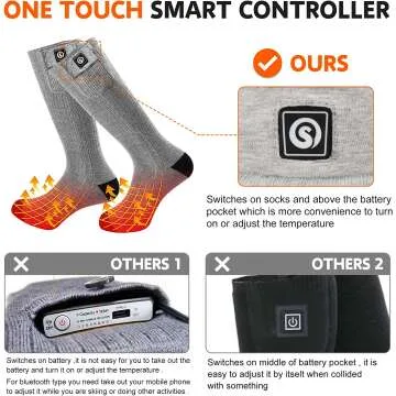 Heated Socks for Warmth and Comfort