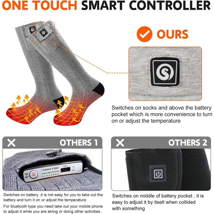 Heated Socks for Warmth and Comfort