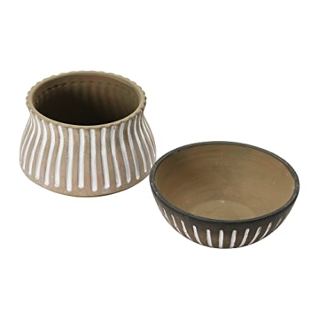 Creative Co-Op Terra Cotta Plant Pot Set - Stylish Dècor
