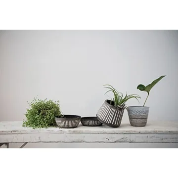 Creative Co-Op Terra Cotta Plant Pot Set - Stylish Dècor