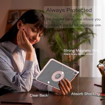 Premium ZENLU iPad Mini 6 Case - Stylish & Protective