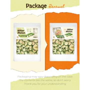 Farmer Queen 100% Natural Dried Bitter Melon Slices Kugua Herbal Tea - 4oz