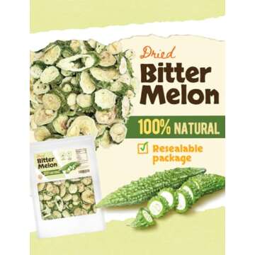 Farmer Queen Natural Dried Bitter Melon Tea - 4oz Herbal Delicacy