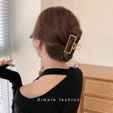 Strong Hold Gold Hair Clips for Thick Hair | 8 Stylish Designs